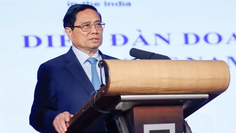 Thủ tướng Phạm Minh Chính phát biểu ý kiến tại Diễn đàn.