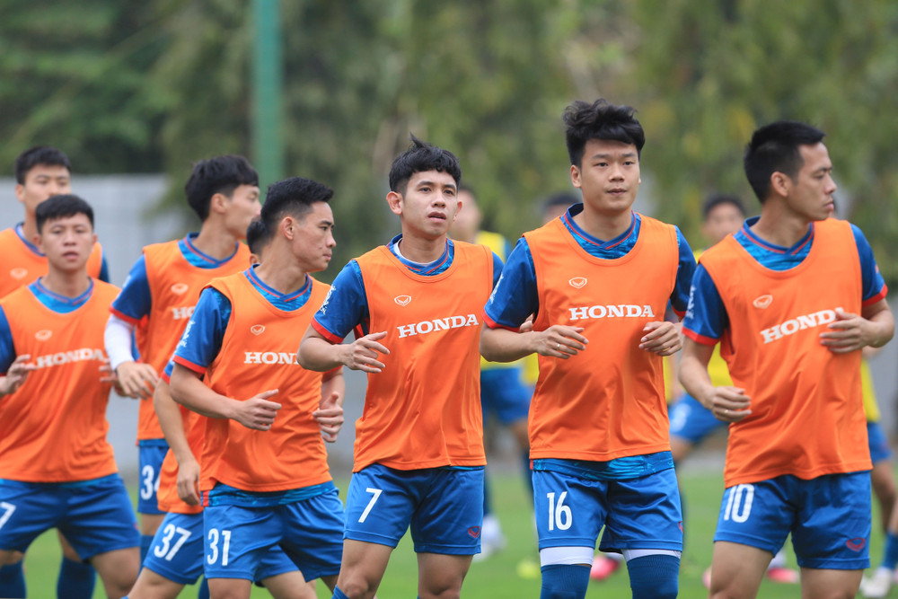 Các thành viên đội tuyển quốc gia. (Ảnh: VFF)