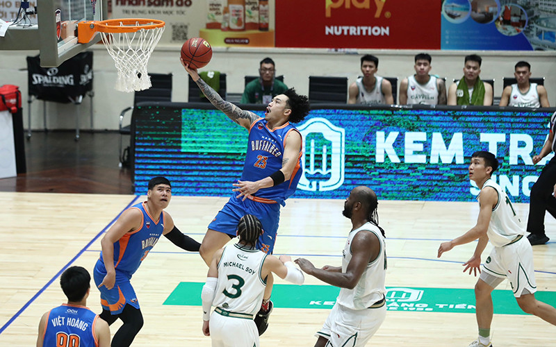 Hanoi Buffaloes giành chiến thắng đầu tay ở VBA 2023. (Ảnh: VBA)