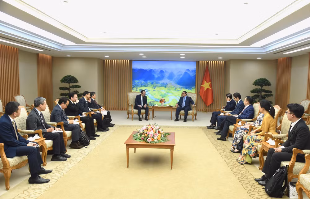 Quang cảnh buổi tiếp.