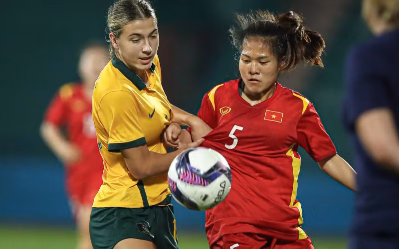 Trận đấu với U20 nữ Australia chỉ còn mang tính thủ tục khi hai đội đã sớm giành quyền vào Vòng chung kết. (Ảnh: VFF)