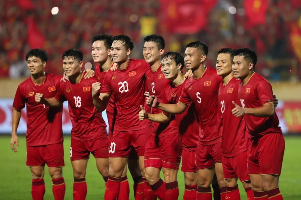 Đội tuyển Việt Nam gặp các đối thủ mạnh trong đợt FIFA Days tháng 10. (Ảnh: TTXVN)