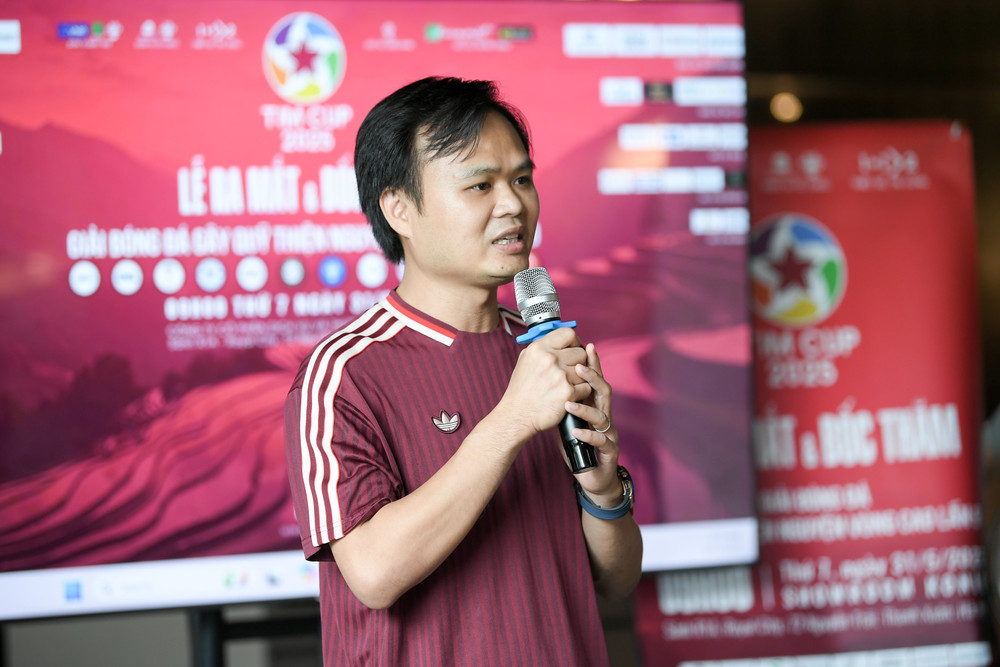 Kiến trúc sư Đồng Minh Hậu - Nhà sáng lập, Trưởng Ban tổ chức TIM CUP 2025 giới thiệu về giải đấu. Kiến trúc sư Đồng Minh Hậu - Nhà sáng lập, Trưởng Ban tổ chức TIM CUP 2025 giới thiệu về giải đấu.