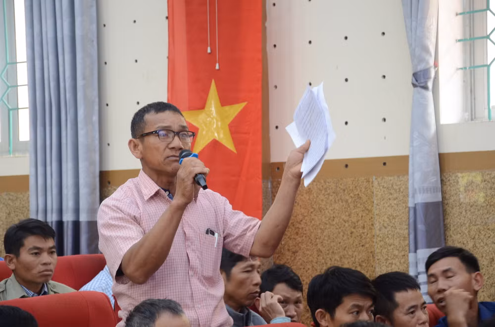 Phần lớn người dân ý kiến về vấn đề chính sách đến bù tái định cư và mong muốn được đối chiếu lại hồ sơ.