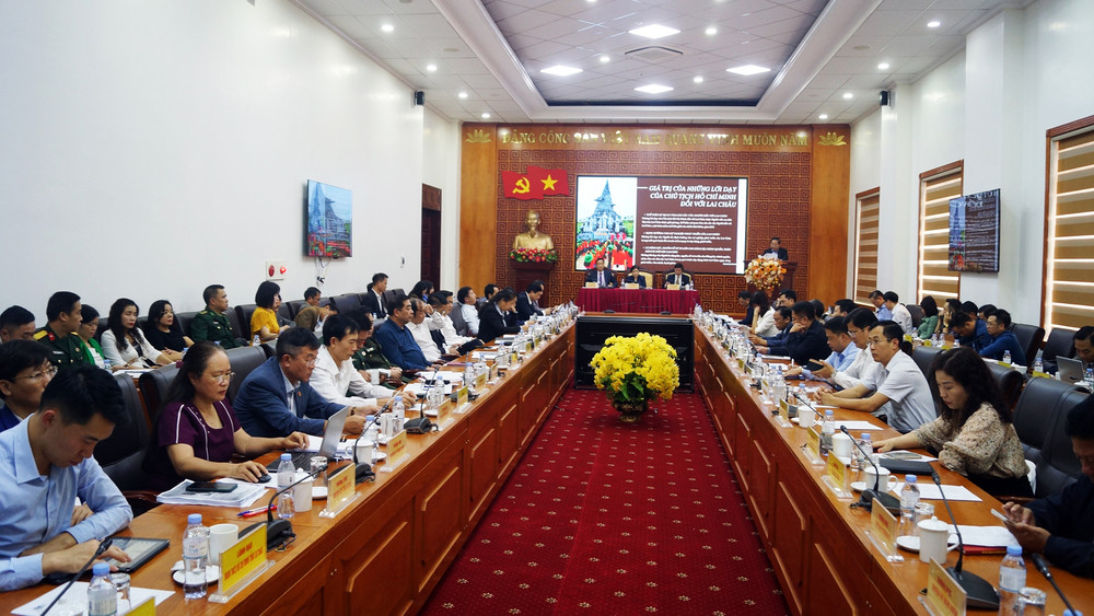 Hội thảo đã tổng kết thực tiễn, luận giải làm phong phú thêm giá trị lý luận và thực tiễn, tính nhân văn, tầm nhìn, tính thời đại trong những lời căn dặn của Bác với Đảng bộ nhân dân các dân tộc Lai Châu.