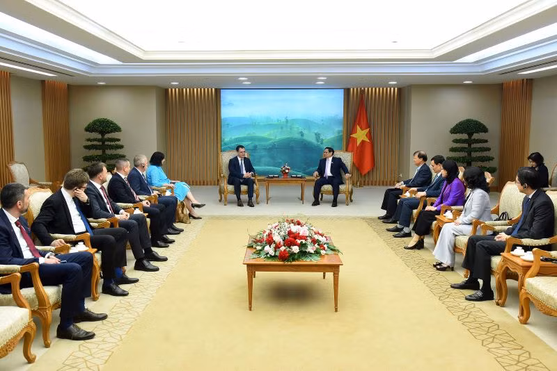 Quang cảnh buổi tiếp.