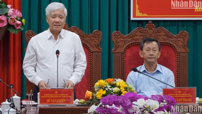 Thông qua dự thảo kết quả kiểm tra một số chuyên đề đối với Ban Thường vụ Tỉnh ủy Kon Tum ảnh 1