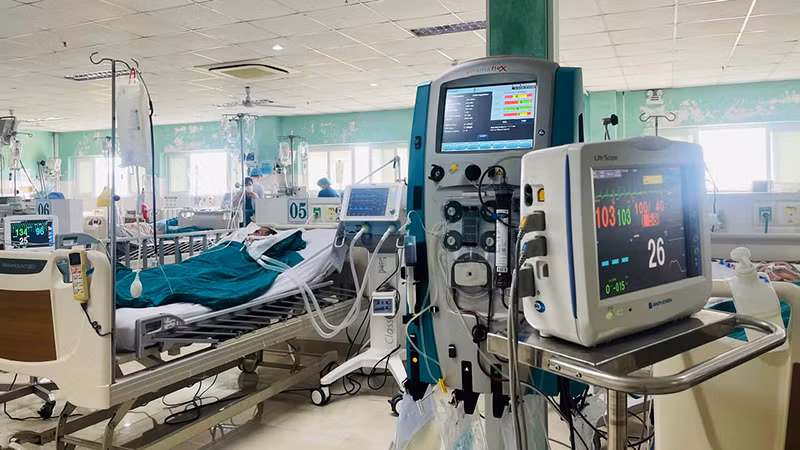 Trang thiết bị tại Bệnh viện đa khoa tỉnh Kon Tum ngày càng hiện đại.