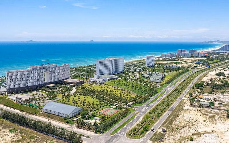 Một góc Khu du lịch bắc bán đảo Cam Ranh.