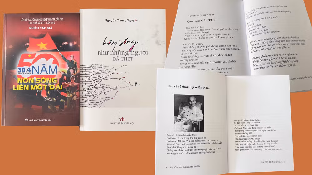 Các ấn phẩm mới của Hội Nhà văn thành phố Cần Thơ.