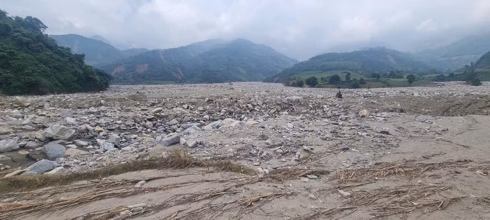 Sau trận lũ quét, tại xã Trịnh Tường, Bát Xát, Lào Cai.