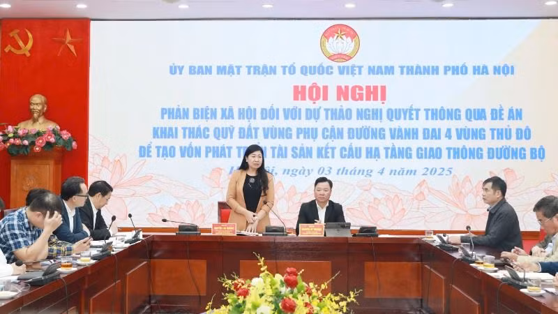 Chủ tịch Ủy ban Mặt trận Tổ quốc Việt Nam thành phố Hà Nội đề nghị công tác tổ chức thực hiện Đề án cần bảo đảm công khai, minh bạch.