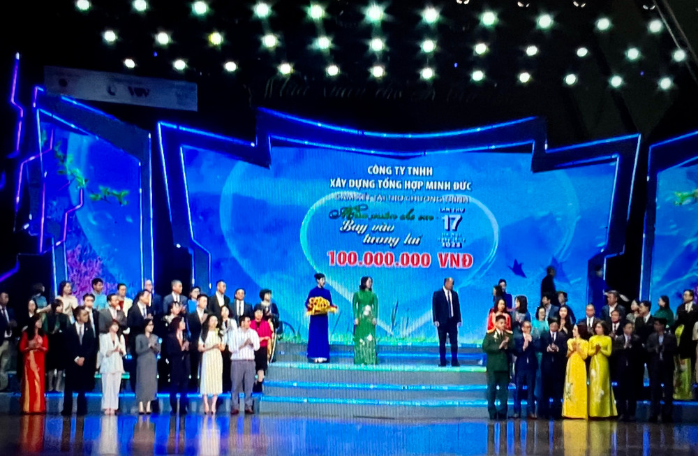Các doanh nghiệp, các nhà tài trợ ủng hộ Quỹ Bảo trợ trẻ em Việt Nam tại chương trình "Mùa xuân cho em".