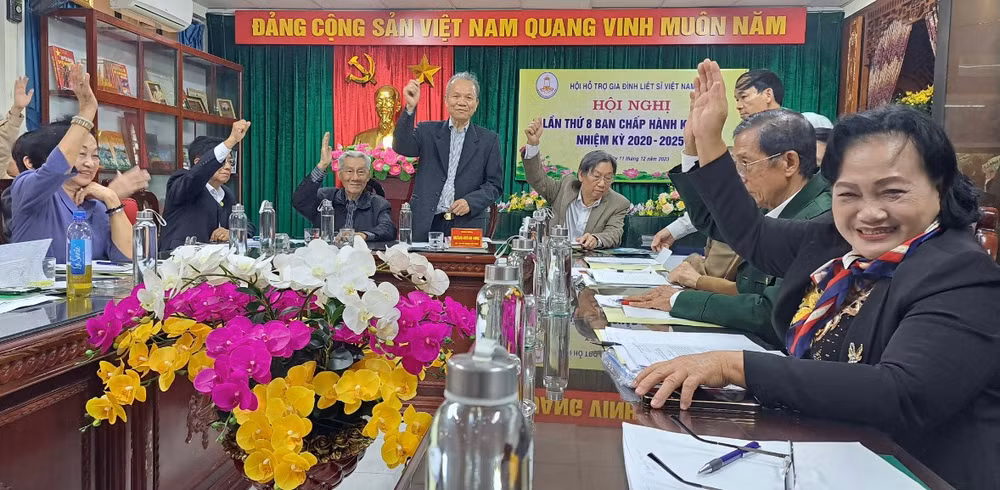 Hội Hỗ trợ gia đình liệt sĩ Việt Nam tổ chức Hội nghị lần thứ 8 Ban chấp hành khóa III, nhiệm kỳ 2020-2025.