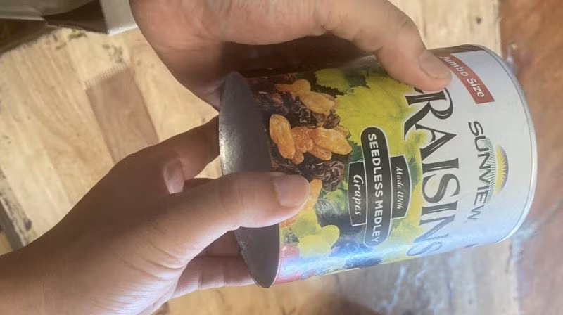 Nho khô có nguồn gốc Ấn Độ đóng gói thành nho khô có nguồn gốc do Mỹ sản xuất.