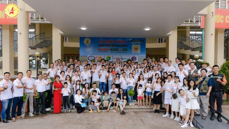 Đông đảo hội viên tham gia Chương trình Caravan Doanh nhân trẻ Nam Bộ năm 2023. 