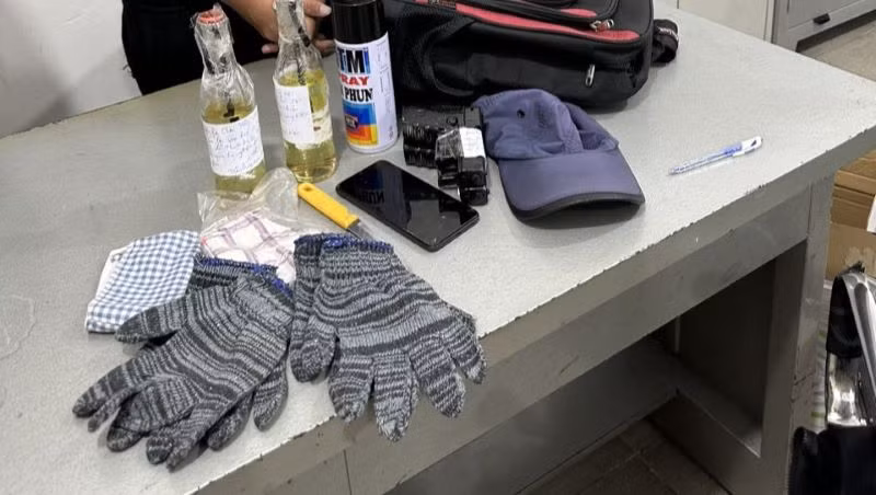 Hung khí đối tượng chuẩn bị đi cướp ngân hàng.