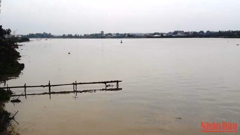 Nước trên sông Yên có khả năng đạt báo động II (2,8m) vào khoảng 20-22 giờ ngày 29/9.