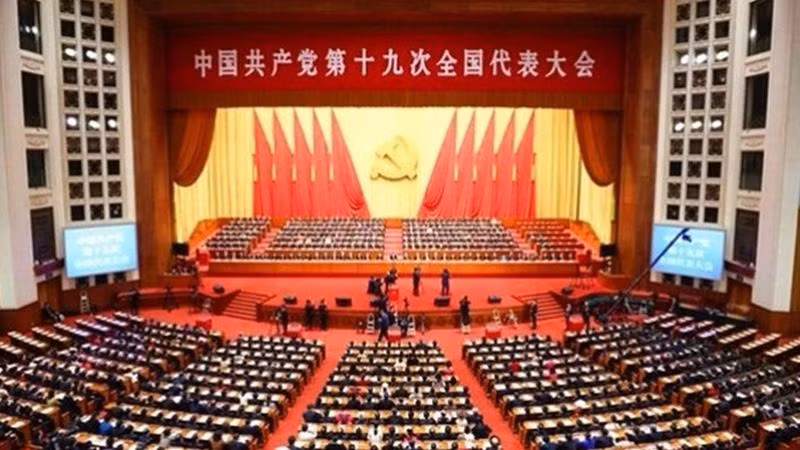 Toàn cảnh Đại hội đại biểu toàn quốc lần thứ XIX của Đảng Cộng sản Trung Quốc.