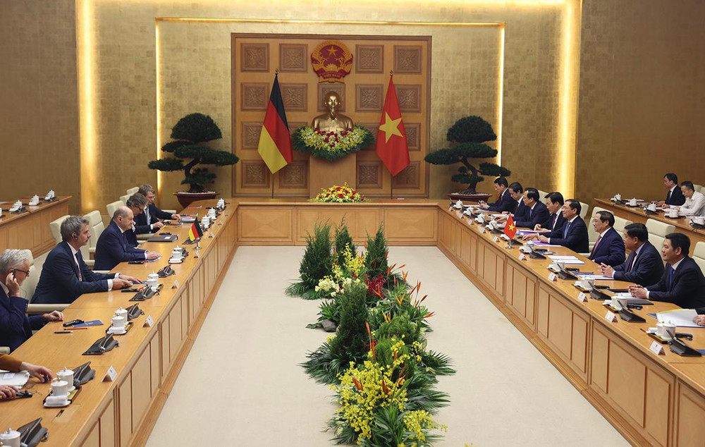Quang cảnh buổi hội đàm.