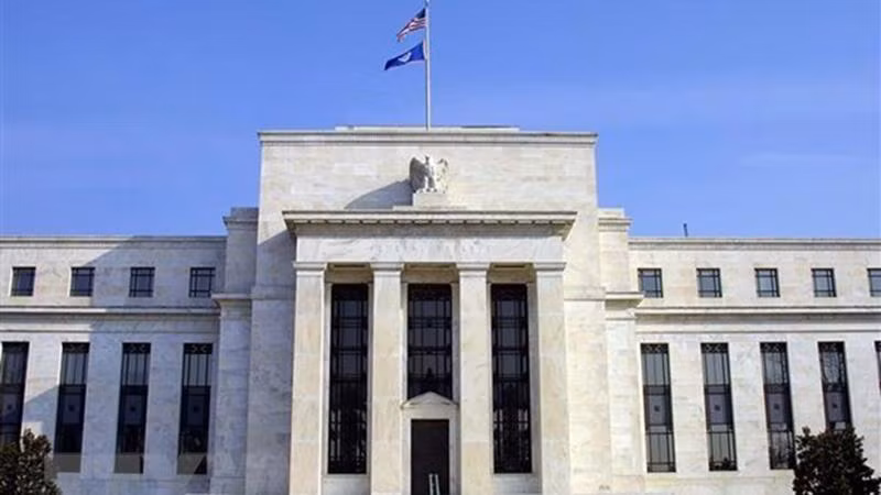 Quang cảnh Ngân hàng Dự trữ liên bang Mỹ ở Washington DC. (Ảnh: AFP/TTXVN)