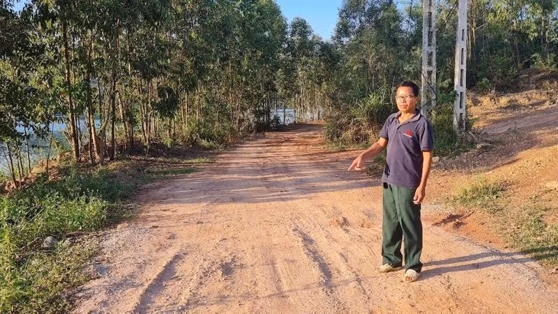 Ông Lê Văn Mão bày tỏ bức xúc vì Dự án ảnh hưởng đến đời sống người dân.