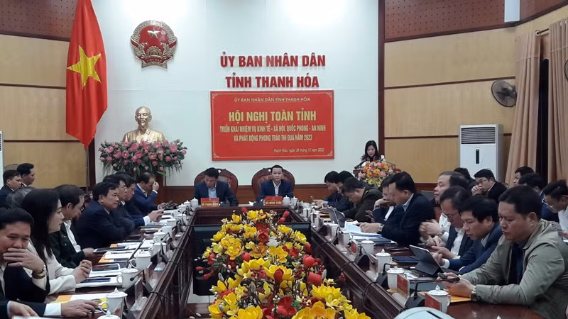 Đại diện Mặt trận Tổ quốc tỉnh Thanh Hóa hưởng ứng thi đua thực hiện tốt nhiệm vụ năm 2023.