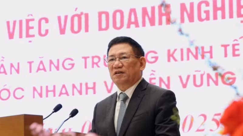 Phó Thủ tướng Hồ Đức Phớc phát biểu ý kiến khai mạc Hội nghị. (Ảnh: ĐÌNH HẢI/VGP)