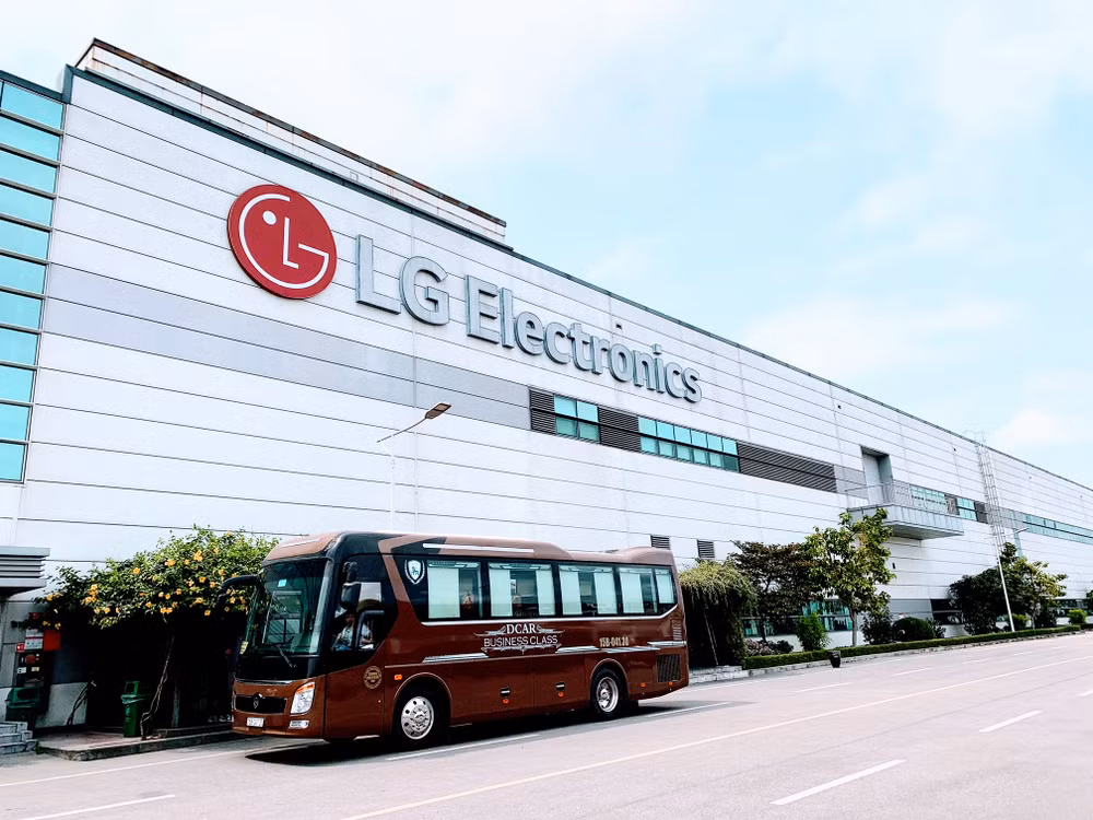 Hiện có 4 nhà máy lớn của Tập đoàn LG đã đầu tư xây dựng tại Khu công nghiệp Tràng Duệ.