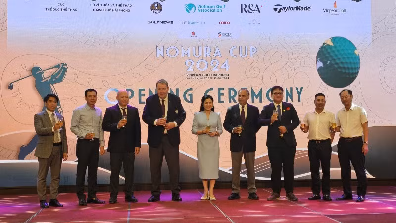 Khai mạc giải golf Nomura Cup 2024.