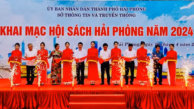 Khai mạc Hội Sách Hải Phòng năm 2024.