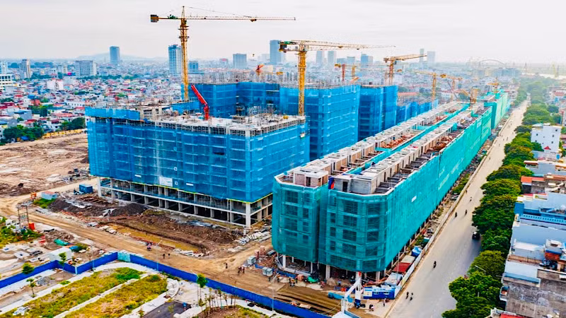 Các dự án nhà ở xã hội tại thành phố Hải Phòng đang khẩn trương hoàn thiện.