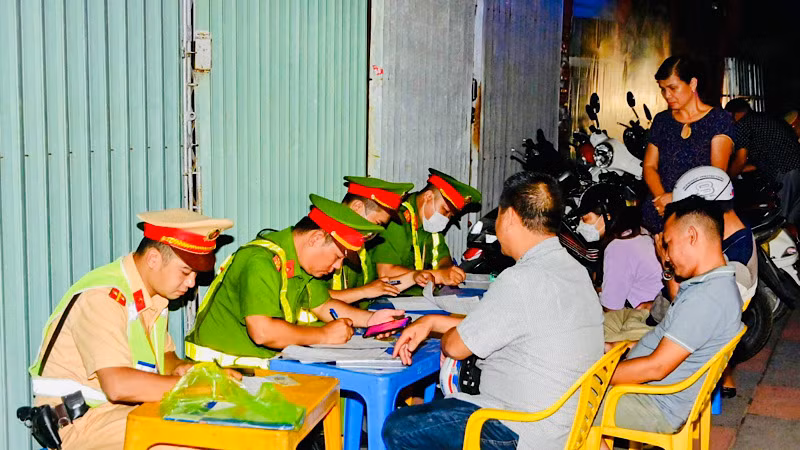 Các trường hợp vi phạm khi tham gia giao thông đều bị xử lý kiên quyết.
