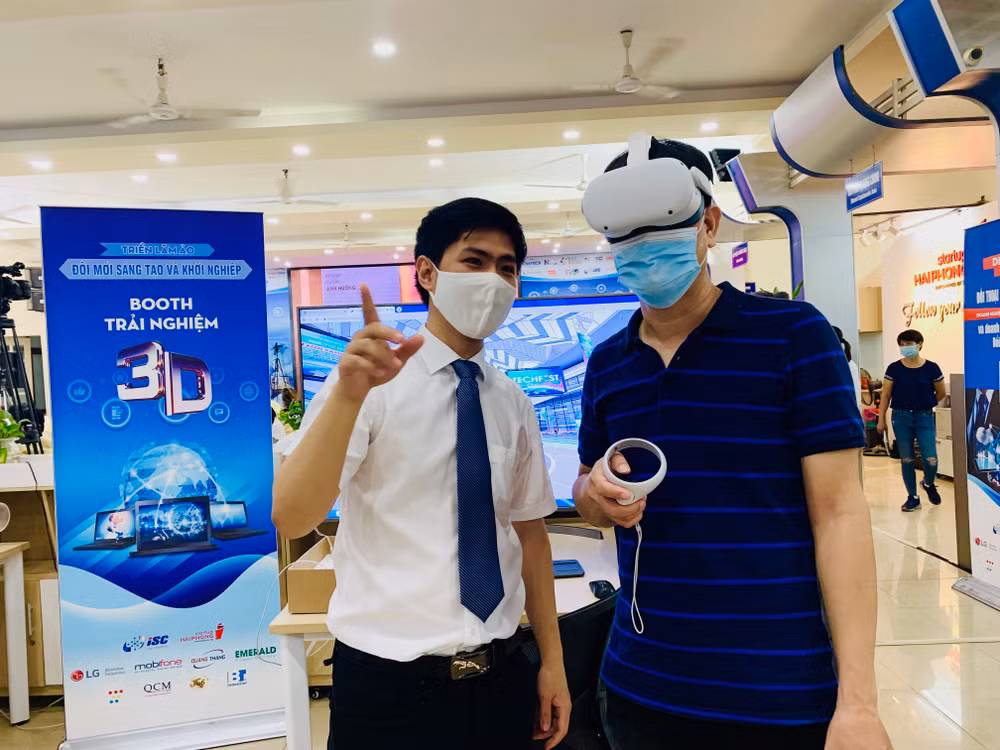 Trải nghiệm thực tế ảo tại Sở Khoa học và Công nghệ Hải Phòng