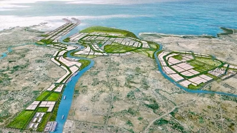 Ảnh quy hoạch Khu Kinh tế ven biển phía nam Hải Phòng - dư địa cho thu hút đầu tư phát triển Hải Phòng trong thời gian tới.