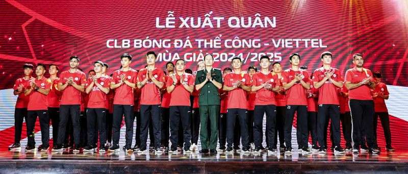 Đội hình CLB Thể Công-Viettel tham dự mùa giải mới sẽ gồm 29 cầu thủ kể cả ngoại binh.