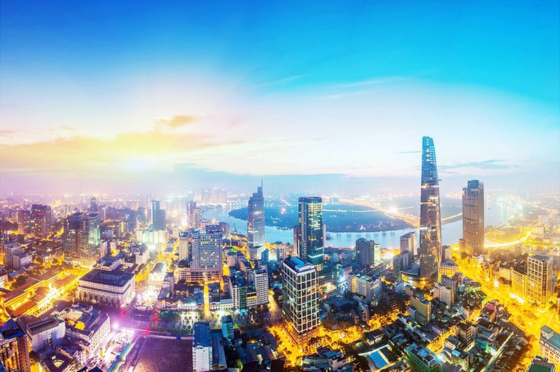 Thành phố Hồ Chí Minh ngày càng phát triển, hiện đại. (Ảnh: NGUYỄN VĂN HẢI)