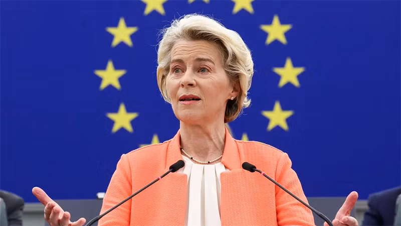 Chủ tịch Ủy ban châu Âu Ursula von der Leyen. (Ảnh: Reuters)