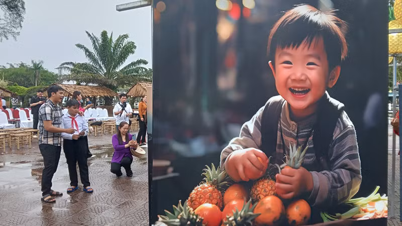 Một bức tranh đạt giải thưởng của học sinh.