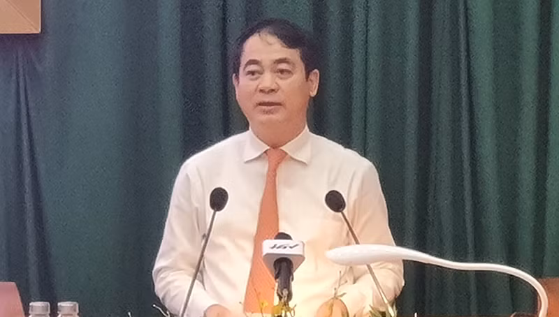 Bí thư Tỉnh ủy Hậu Giang Nghiêm Xuân Thành phát biểu khai mạc hội nghị.