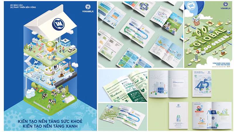 Một số Báo cáo PTBV của Vinamilk qua các năm.