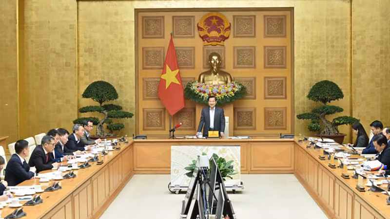 Quang cảnh buổi làm việc.