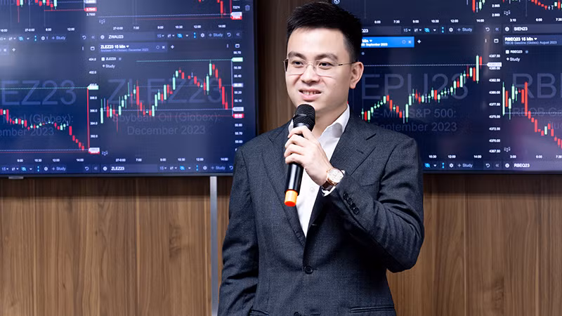 Ông Phạm Quang Anh, Giám đốc Trung tâm Tin tức Hàng hóa Việt Nam.