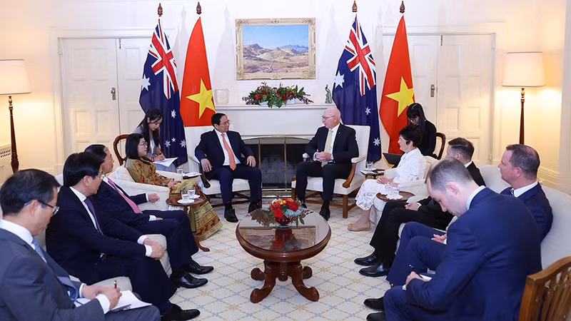 Quang cảnh cuộc hội kiến.