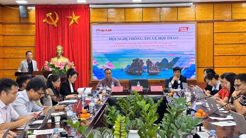 Toàn cảnh hội nghị thông tin hội thảo.