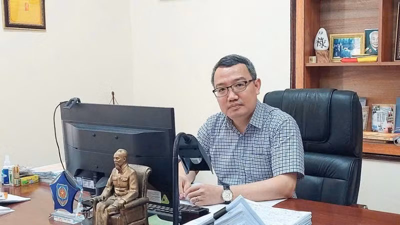 Ông Hồ Quang Huy, Cục trưởng Cục Kiểm tra văn bản và Quản lý xử lý vi phạm hành chính, Bộ Tư pháp. 