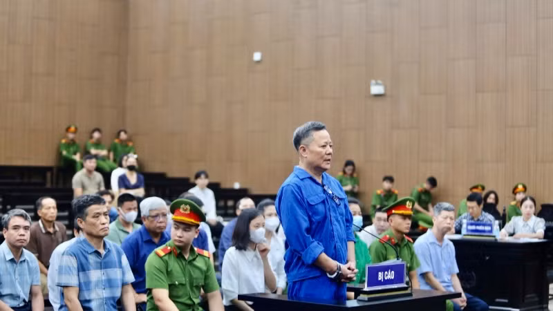 Bị cáo Đoàn Văn Huấn khai tại tòa