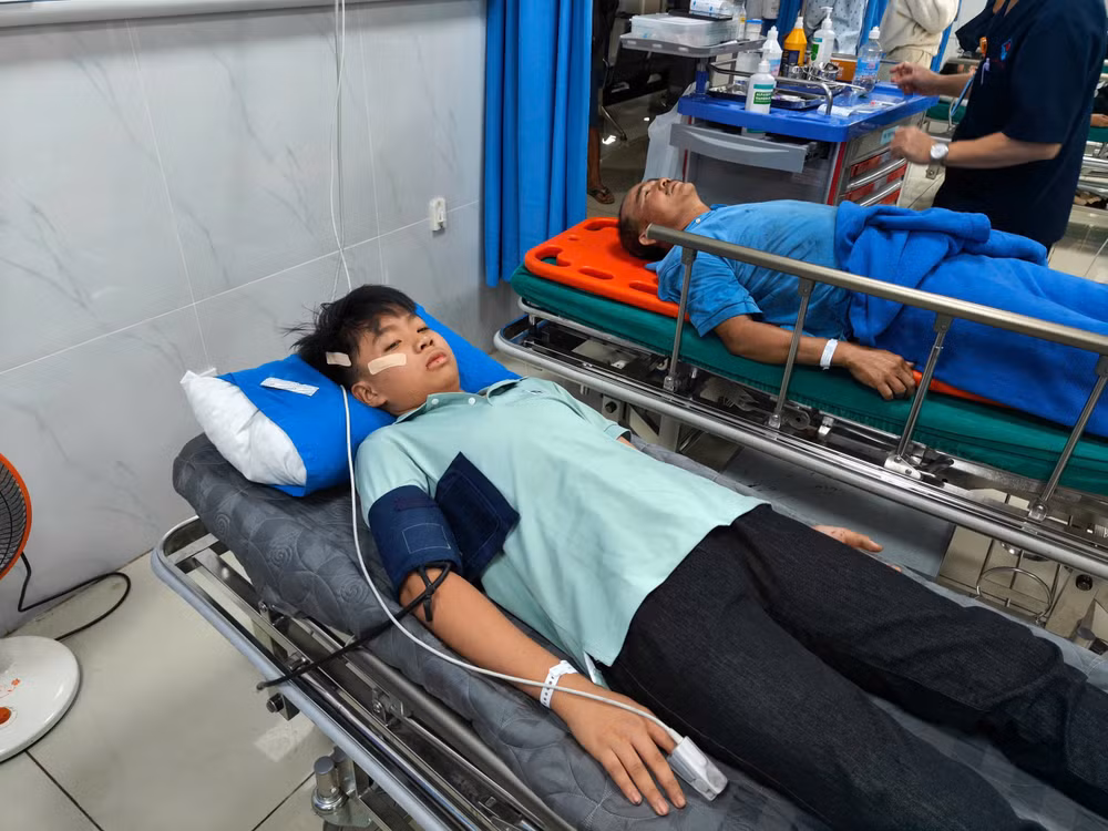 Bệnh nhân đang được theo dõi sức khỏe tại bệnh viện Hùng Vương Gia Lai.