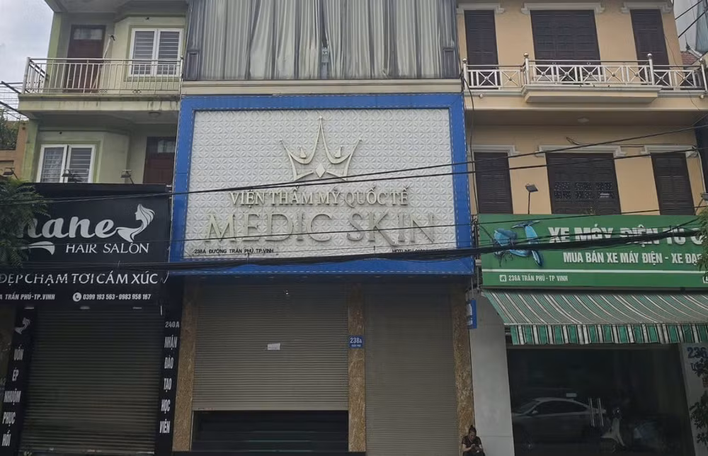 Do lỗi vi phạm MEDIC SKIN bị phạt 87 triệu đồng và đình chỉ hoạt động 4,5 tháng.