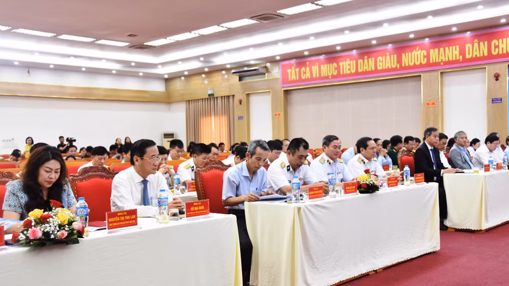 Toàn cảnh hội nghị phối hợp tuyên truyền biển, đảo.